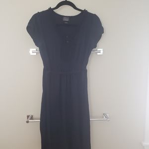 Navy Blue Oh Baby Short-Sleeve Dress, Size S